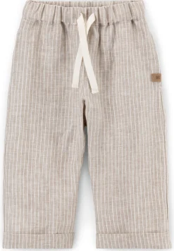 Kinder-Hose Leinen gestreift