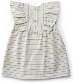 Kinder-Kleid Baumwolle-Leinen