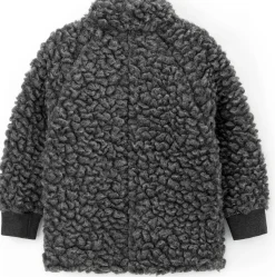 Kinder-Kragenjacke Wollplüsch