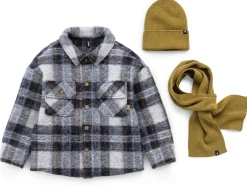 Kinder-Schal Merino-Baumwolle-Seide