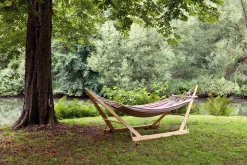 Klappbarer Hängemattenständer Eschenholz Natur