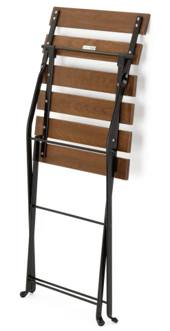 Klappstuhl Stahl mit Holzauflage