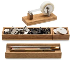 Klebefilmabroller Eiche und Ahorn