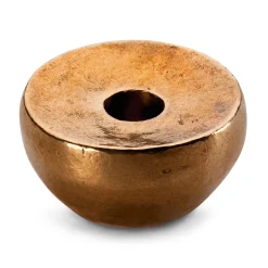 Kleiner Tischleuchter Bronzeguss