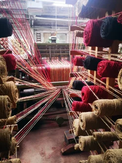 Kokosteppich Fischgrat