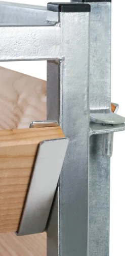 Kompostkiste Stahl verzinkt, Lärchenholz