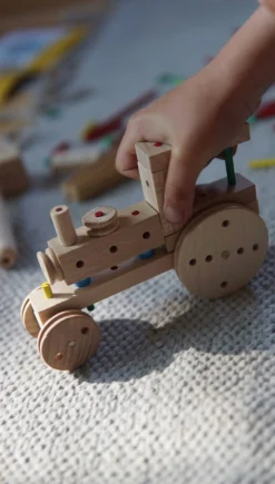 Konstruktionsbaukasten Buchenholz