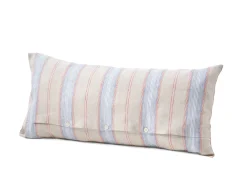 Kopfkissenbezug Leinen gestreift