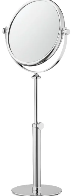 Kosmetikspiegel Messing verchromt