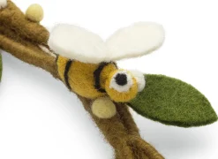 Kranz Filz Bienen und Weidenkätzchen