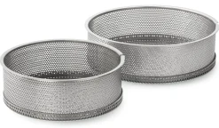 Käsekuchenform Edelstahl perforiert