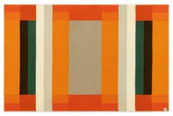 Lammwolldecke Bauhausstil