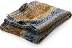 Lammwolldecke Naturtöne Fri