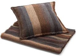 Lammwolldecke Naturtöne Fri