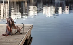 Lammwolldecke Naturtöne Fri