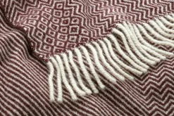 Lammwolldecke Zickzack-Streifen Kattefot