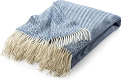 Lammwolldecke Zickzack-Streifen Kattefot