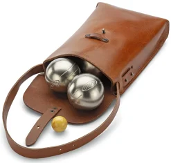 Ledertasche Boule für 6 Kugeln