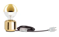 LED-Kopfspiegellampe Globe, Messing