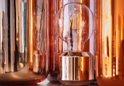 LED-Kopfspiegellampe Globe, Kupfer