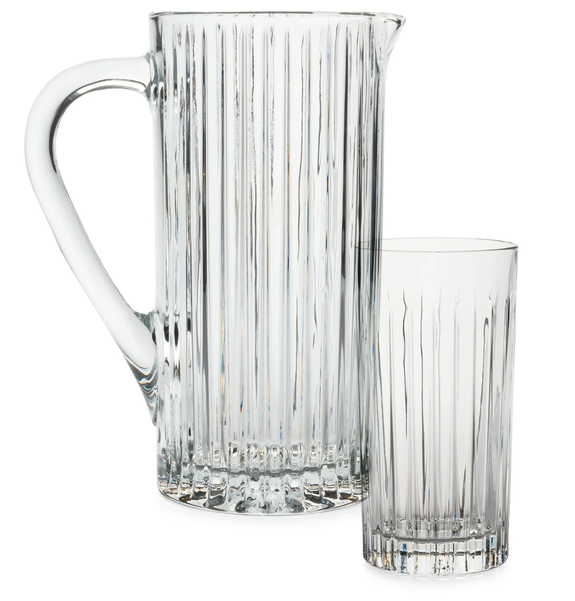 Longdrinkglas gerippt