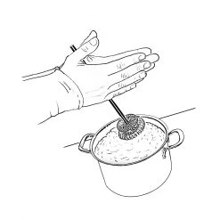 Milchschäumer Edelstahl