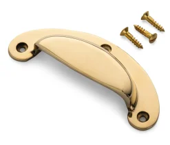 Muschelgriff Messing