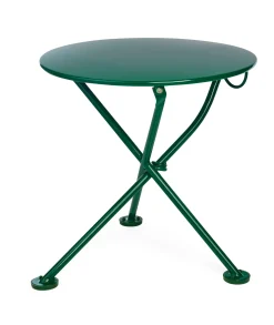 Niedriger Balkonklapptisch Stahl rund