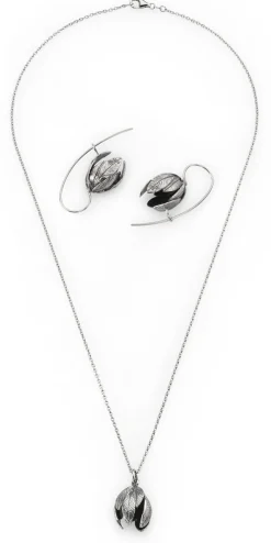 Ohrhänger Blütenkelch, Silber