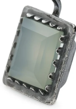 Ohrhänger Chalcedon, Türkis