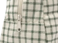 Organizer kariert, naturweiß-grün