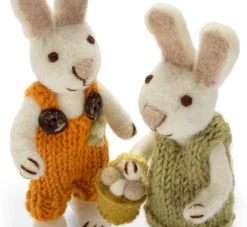 Osterhasenpaar Filz