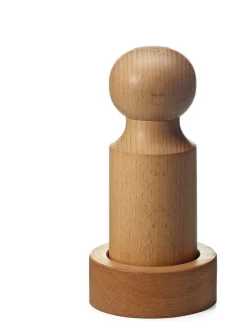 Papiertopf-Presse Buchenholz