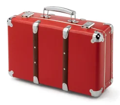 Pappkoffer mit Holzleisten