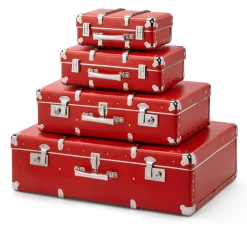 Pappkoffer mit Holzleisten