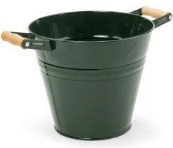 Pflanzkübel mit Holzgriffen