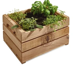 Pflanzkiste aus Weinfassdauben