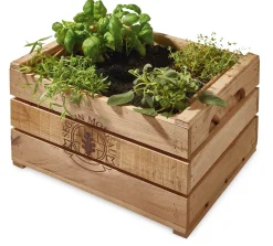 Pflanzkiste aus Weinfassdauben