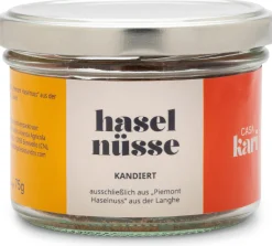 Piemontesische Haselnüsse kandiert