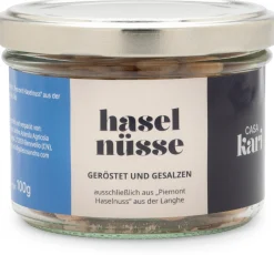 Piemontesische Haselnüsse gesalzen