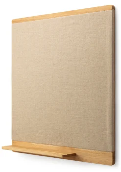 Pinnwand Eichenholz und Leinen