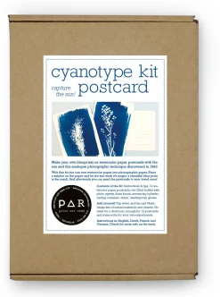 Postkartenset DIY Cyanotypie