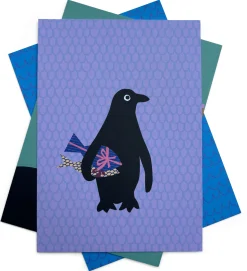 Postkarten-Set Tierische Weihnachten