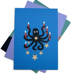 Postkarten-Set Tierische Weihnachten