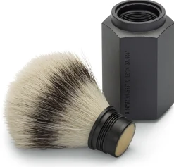 Rasierpinsel Hexagon Synthetikbesatz Schraubkopf