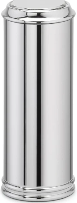 Reiserasierpinsel Messing vernickelt