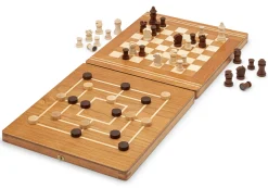 Reise-Spielesammlung Holz