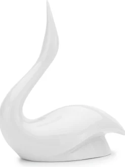 Ringhalter Schwan Porzellan