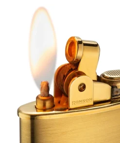 Ronson Benzinfeuerzeug Messing