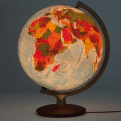 Räthglobus handkaschiert Glas